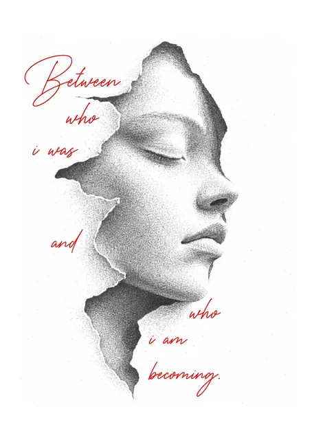 Desenho disponível nº 3: Between who I was